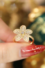 Load image into Gallery viewer, LUOWEND 18K White or Yellow Gold Real Natural Diamond Ring for Women