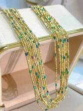 Load image into Gallery viewer, LUOWEND 18K Yellow Gold Necklace for Women