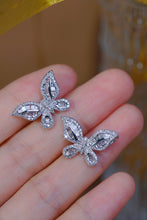 Load image into Gallery viewer, LUOWEND 18K White Gold Real Natural Diamond Pendant Necklace for Women