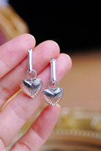 Load image into Gallery viewer, LUOWEND 18K White Gold Hoop Earrings for Women
