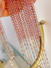 Load image into Gallery viewer, LUOWEND 18K Yellow Gold Fine Jewelry Natural Pink Sapphire Bracelet for Women

