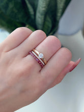 Load image into Gallery viewer, LUOWEND 18K Yellow Gold Fine Jewelry Real Natural Diamond Ring for Women
