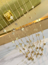 Load image into Gallery viewer, LUOWEND 18K Yellow Gold Necklace for Women
