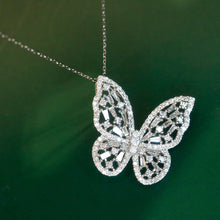 Load image into Gallery viewer, LUOWEND 18K White Gold Natural Diamond Ring for Women
