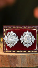 Load image into Gallery viewer, LUOWEND 18K White Gold Natural Diamond Ring for Women
