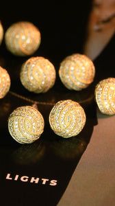 LUOWEND 18K Yellow Gold Real Natural Diamond Stud Earrings for Women