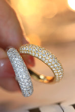 Load image into Gallery viewer, LUOWEND 18K White/Yellow Gold Natural Diamond Ring for Women
