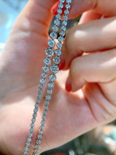 Load image into Gallery viewer, LUOWEND 18K White Gold Real Natural Diamond Bracelet for Women
