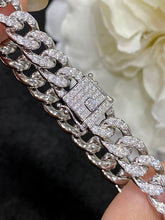 Load image into Gallery viewer, LUOWEND 18K White Gold Real Natural Diamond Bracelet for Women
