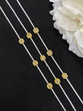 Load image into Gallery viewer, LUOWEND 18K White and Yellow Gold Real Natural Yellow Diamond Bracelet for Women
