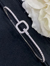 Load image into Gallery viewer, LUOWEND 18K White Gold Real Natural Diamond Bracelet for Women
