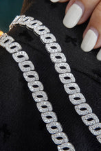 Load image into Gallery viewer, LUOWEND 18K White Gold Real Natural Diamond Bracelet for Women
