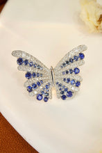 Load image into Gallery viewer, LUOWEND 18K White Gold Real Natural Diamond and Gemstone Necklace for Women
