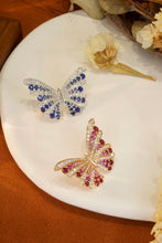 Load image into Gallery viewer, LUOWEND 18K White Gold Real Natural Diamond and Gemstone Necklace for Women
