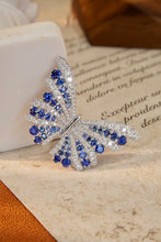 Load image into Gallery viewer, LUOWEND 18K White Gold Real Natural Diamond and Gemstone Necklace for Women
