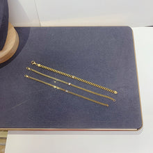 Load image into Gallery viewer, LUOWEND 18K Yellow Gold Real Natural Diamond Bracelet for Women
