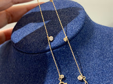 Load image into Gallery viewer, LUOWEND 18K Yellow Gold Real Natural Diamond Bracelet for Women
