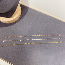 Load image into Gallery viewer, LUOWEND 18K White or Yellow or Rose Gold Real Natural Diamond Bracelet for Women
