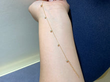 Load image into Gallery viewer, LUOWEND 18K Yellow Gold Real Natural Diamond Bracelet for Women
