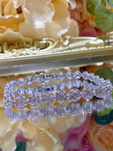 Load image into Gallery viewer, LUOWEND 18K White Gold Real Natural Diamond Bracelet for Women
