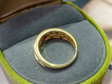 Load image into Gallery viewer, LUOWEND 18K Yellow Gold Real Natural Ruby Ring for Women
