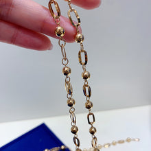 Load image into Gallery viewer, LUOWEND 18K Yellow Gold Bracelet for Women
