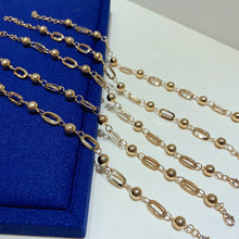 Load image into Gallery viewer, LUOWEND 18K Yellow Gold Bracelet for Women
