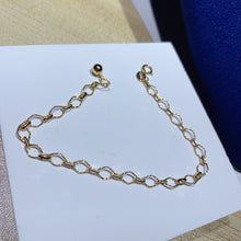 Load image into Gallery viewer, LUOWEND 18K Yellow Gold Bracelet for Women
