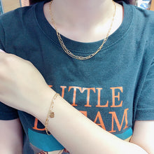 Load image into Gallery viewer, LUOWEND 18K Yellow Gold Bracelet for Women
