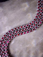 Load image into Gallery viewer, LUOWEND 18K White Gold Real Natural Ruby or Sapphire Bracelet for Women
