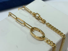 Load image into Gallery viewer, LUOWEND 18K Yellow Gold Necklace for Women
