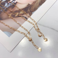 Load image into Gallery viewer, LUOWEND 18K Yellow Gold Necklace for Women
