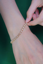 Load image into Gallery viewer, LUOWEND 18K Yellow Gold Real Natural Diamond Bracelet for Women
