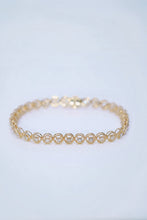 Load image into Gallery viewer, LUOWEND 18K Yellow Gold Real Natural Diamond Bracelet for Women
