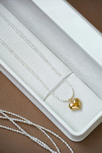 Load image into Gallery viewer, LUOWEND 18K Yellow Gold Natural Broque Pearl Necklace for Women
