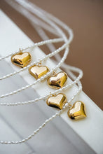 Load image into Gallery viewer, LUOWEND 18K Yellow Gold Natural Broque Pearl Necklace for Women

