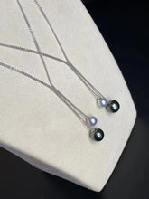 Load image into Gallery viewer, LUOWEND 18K White Gold Natural Pearl Necklace for Women
