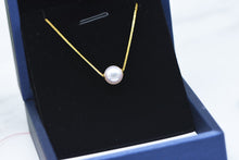 Load image into Gallery viewer, LUOWEND 18k Yellow Gold Natural Pearl Necklace for Women
