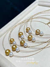 Load image into Gallery viewer, LUOWEND 18K Yellow Gold Pearl Necklace for Women
