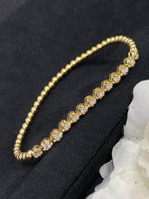 Load image into Gallery viewer, LUOWEND 18K White/Yellow/Rose Gold Real Natural Diamond Bracelet for Women
