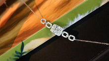 Load image into Gallery viewer, LUOWEND 18K White Gold Real Natural Diamond Bracelet for Women
