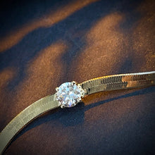 Load image into Gallery viewer, LUOWEND 18K Yellow Gold Real Natural Diamond Bracelet for Women
