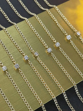 Load image into Gallery viewer, LUOWEND 18K Yellow Gold Fine Jewelry Real Natural Diamond Bracelet for Women
