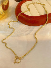 Load image into Gallery viewer, LUOWEND 18K Yellow Gold fashion INS Style Necklace for Women
