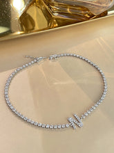 Load image into Gallery viewer, LUOWEND 18K White/Yellow/Rose Gold Real Natural Diamond Bracelet for Women

