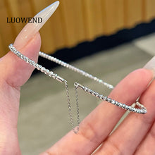 Load image into Gallery viewer, LUOWEND Platinum Bangle for Women
