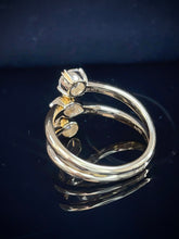 Load image into Gallery viewer, LUOWEND 18K Yellow Gold Fine Jewelry Real Natural Diamond Ring for Women
