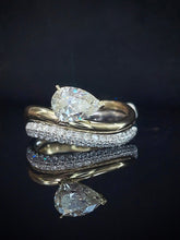 Load image into Gallery viewer, LUOWEND 18K Yellow Gold Fine Jewelry Real Natural Diamond Ring for Women

