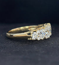 Load image into Gallery viewer, LUOWEND 18K White/Yellow Gold Fine Jewelry Real Natural Diamond Ring for Women
