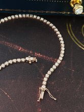 Load image into Gallery viewer, LUOWEND 18K White/Yellow/Rose Gold Real Natural Diamond Bracelet for Women
